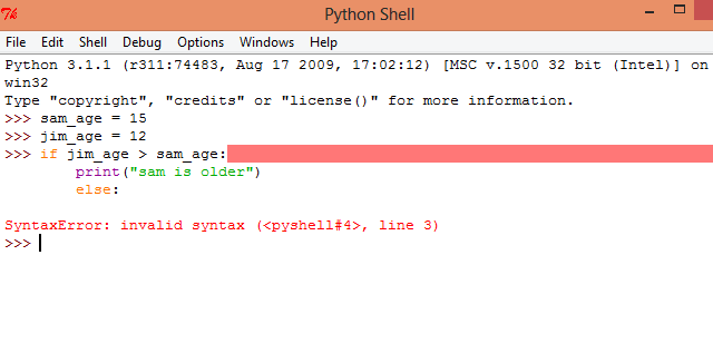 How to Fix Else Syntax Error in Python